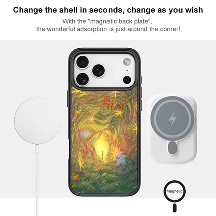 Dream Entrance Pattern Magnetic Phone Case, For iPhone 17 Pro Max, For iPhone 17 Pro, For iPhone 17, For iPhone Air