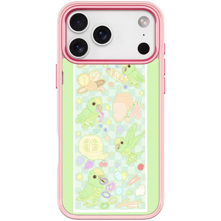 Green Parrot Pattern Magnetic Phone Case, For iPhone 17 Pro Max, For iPhone 17 Pro, For iPhone 17, For iPhone Air