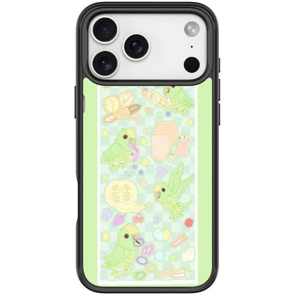 Green Parrot Pattern Magnetic Phone Case, For iPhone 17 Pro Max, For iPhone 17 Pro, For iPhone 17, For iPhone Air