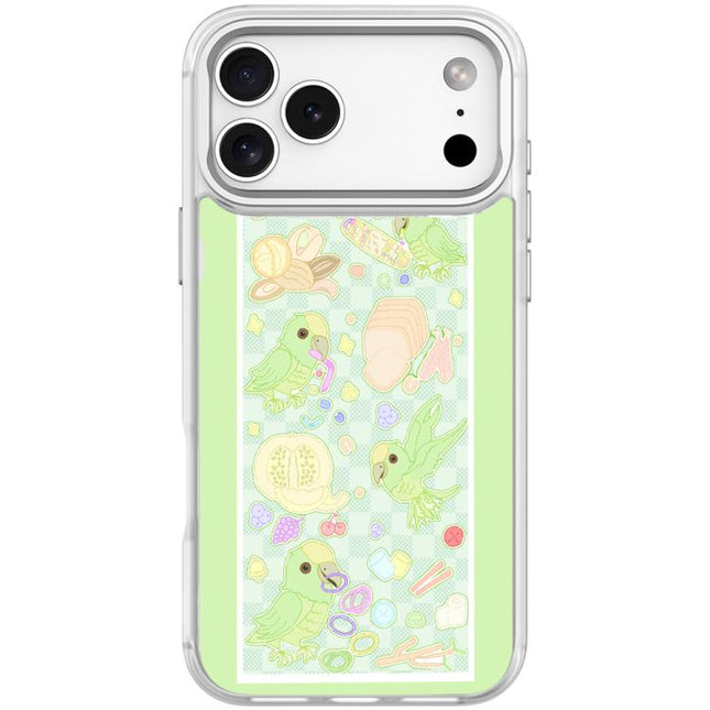Green Parrot Pattern Magnetic Phone Case, For iPhone 17 Pro Max, For iPhone 17 Pro, For iPhone 17, For iPhone Air