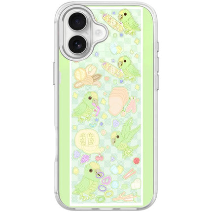 Green Parrot Pattern Magnetic Phone Case, For iPhone 17 Pro Max, For iPhone 17 Pro, For iPhone 17, For iPhone Air