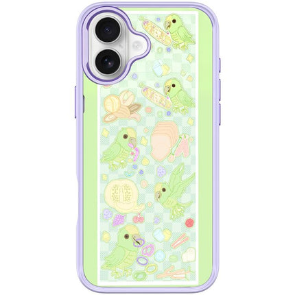 Green Parrot Pattern Magnetic Phone Case, For iPhone 17 Pro Max, For iPhone 17 Pro, For iPhone 17, For iPhone Air