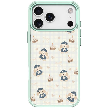 Adorable Beret Puppy Pattern Magnetic Phone Case, For iPhone 17 Pro Max, For iPhone 17 Pro, For iPhone 17, For iPhone Air