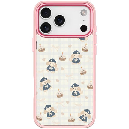 Adorable Beret Puppy Pattern Magnetic Phone Case, For iPhone 17 Pro Max, For iPhone 17 Pro, For iPhone 17, For iPhone Air