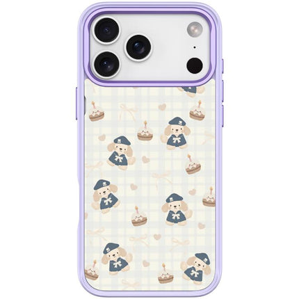 Adorable Beret Puppy Pattern Magnetic Phone Case, For iPhone 17 Pro Max, For iPhone 17 Pro, For iPhone 17, For iPhone Air