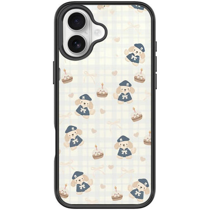 Adorable Beret Puppy Pattern Magnetic Phone Case, For iPhone 17 Pro Max, For iPhone 17 Pro, For iPhone 17, For iPhone Air