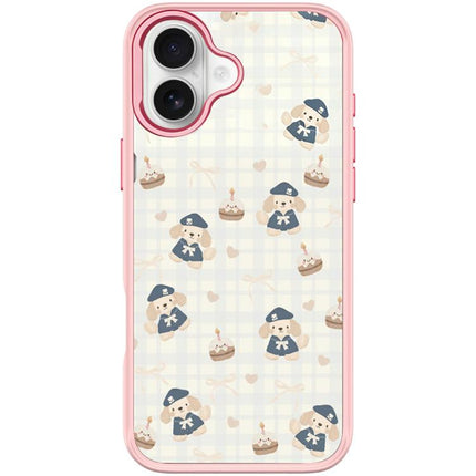 Adorable Beret Puppy Pattern Magnetic Phone Case, For iPhone 17 Pro Max, For iPhone 17 Pro, For iPhone 17, For iPhone Air
