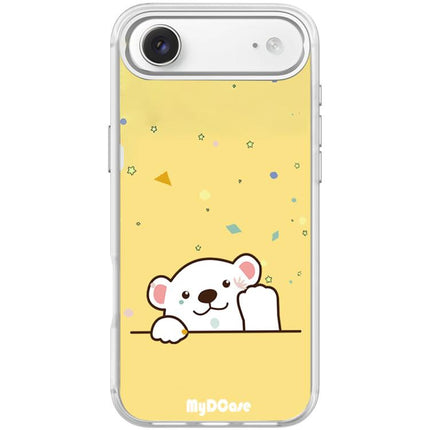Waving Little Bear Pattern Magnetic Phone Case, For iPhone 17 Pro Max, For iPhone 17 Pro, For iPhone 17, For iPhone Air