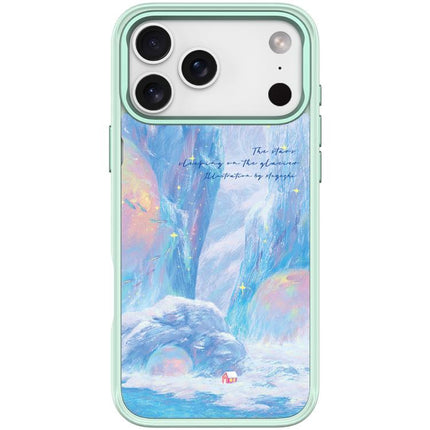 Glacier Red House Pattern Magnetic Phone Case, For iPhone 17 Pro Max, For iPhone 17 Pro, For iPhone 17, For iPhone Air