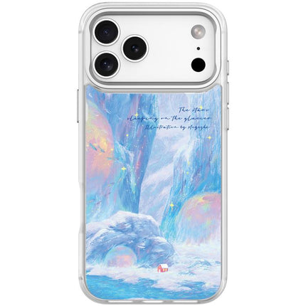 Glacier Red House Pattern Magnetic Phone Case, For iPhone 17 Pro Max, For iPhone 17 Pro, For iPhone 17, For iPhone Air