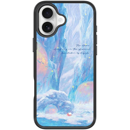 Glacier Red House Pattern Magnetic Phone Case, For iPhone 17 Pro Max, For iPhone 17 Pro, For iPhone 17, For iPhone Air