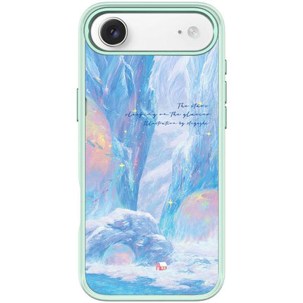 Glacier Red House Pattern Magnetic Phone Case, For iPhone 17 Pro Max, For iPhone 17 Pro, For iPhone 17, For iPhone Air