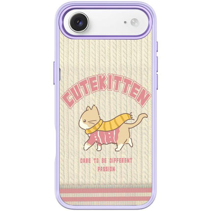 Adorable Woolen Cat Pattern Magnetic Phone Case, For iPhone 17 Pro Max, For iPhone 17 Pro, For iPhone 17, For iPhone Air