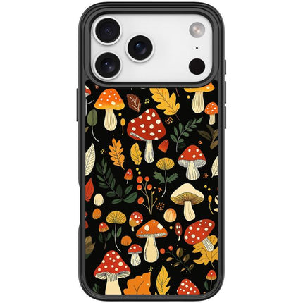 Jungle Mushrooms Pattern Magnetic Phone Case, For iPhone 17 Pro Max, For iPhone 17 Pro, For iPhone 17, For iPhone Air