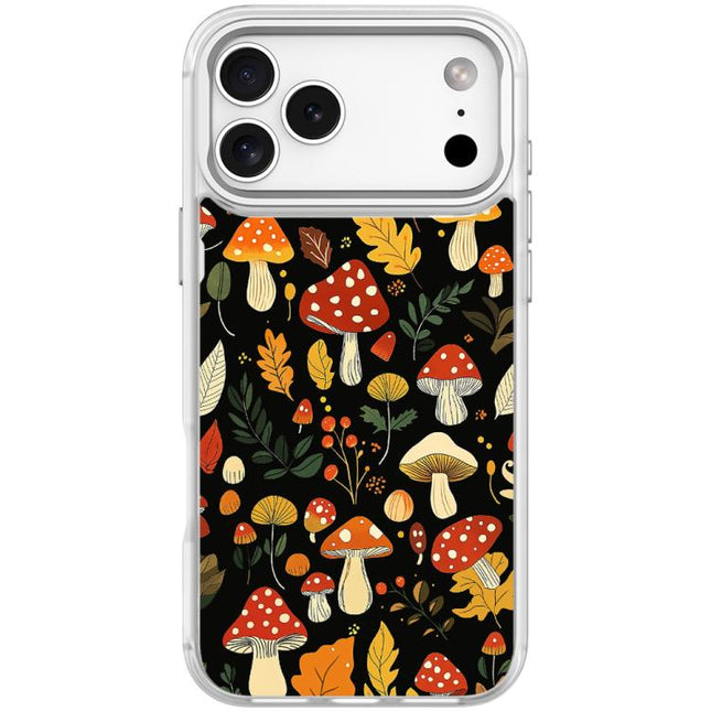 Jungle Mushrooms Pattern Magnetic Phone Case, For iPhone 17 Pro Max, For iPhone 17 Pro, For iPhone 17, For iPhone Air