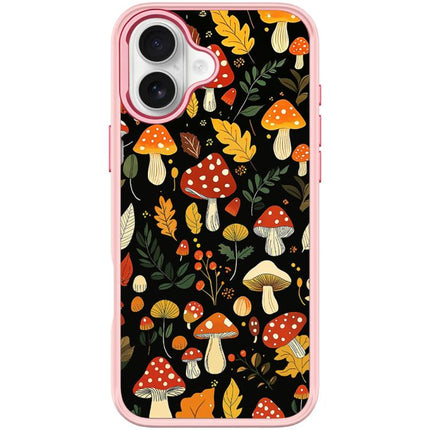 Jungle Mushrooms Pattern Magnetic Phone Case, For iPhone 17 Pro Max, For iPhone 17 Pro, For iPhone 17, For iPhone Air