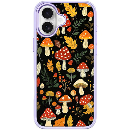 Jungle Mushrooms Pattern Magnetic Phone Case, For iPhone 17 Pro Max, For iPhone 17 Pro, For iPhone 17, For iPhone Air