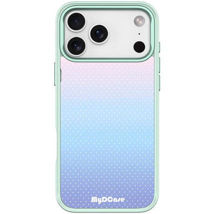 Sky Blue Dots Pattern Magnetic Phone Case, For iPhone 17 Pro Max, For iPhone 17 Pro, For iPhone 17, For iPhone Air