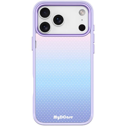 Sky Blue Dots Pattern Magnetic Phone Case, For iPhone 17 Pro Max, For iPhone 17 Pro, For iPhone 17, For iPhone Air