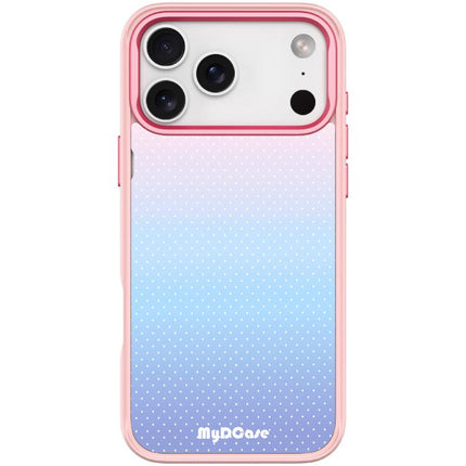 Sky Blue Dots Pattern Magnetic Phone Case, For iPhone 17 Pro Max, For iPhone 17 Pro, For iPhone 17, For iPhone Air