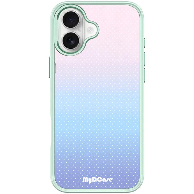 Sky Blue Dots Pattern Magnetic Phone Case, For iPhone 17 Pro Max, For iPhone 17 Pro, For iPhone 17, For iPhone Air