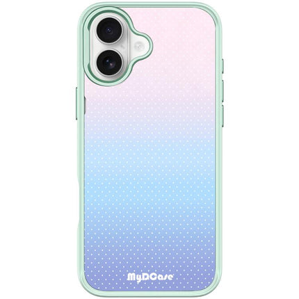 Sky Blue Dots Pattern Magnetic Phone Case, For iPhone 17 Pro Max, For iPhone 17 Pro, For iPhone 17, For iPhone Air