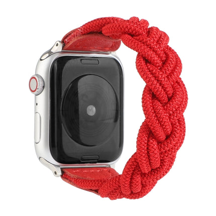 Elastic Woven Watchband For Apple Watch Series 6 & SE & 5 & 4 40mm / 3 & 2 & 1 38mm, 120mm