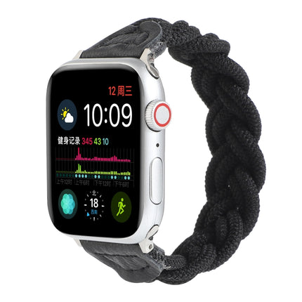 Elastic Woven Watchband For Apple Watch Series 6 & SE & 5 & 4 40mm / 3 & 2 & 1 38mm, 130mm