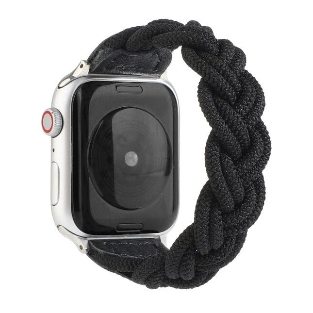Elastic Woven Watchband For Apple Watch Series 6 & SE & 5 & 4 40mm / 3 & 2 & 1 38mm, 150mm