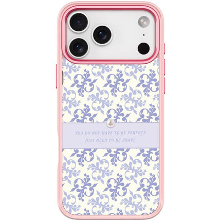 Light Purple Flower Pattern Magnetic Phone Case, For iPhone 17 Pro Max, For iPhone 17 Pro, For iPhone 17, For iPhone Air