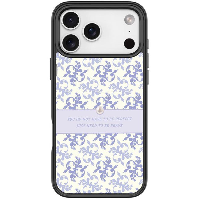 Light Purple Flower Pattern Magnetic Phone Case, For iPhone 17 Pro Max, For iPhone 17 Pro, For iPhone 17, For iPhone Air