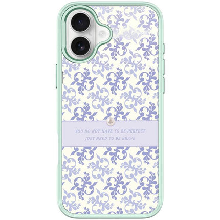 Light Purple Flower Pattern Magnetic Phone Case, For iPhone 17 Pro Max, For iPhone 17 Pro, For iPhone 17, For iPhone Air