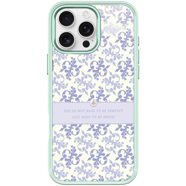 Light Purple Flower Pattern Magnetic Phone Case, For iPhone 16 Pro Max, For iPhone 16 Pro, For iPhone 15 Pro Max, For iPhone 15 Pro