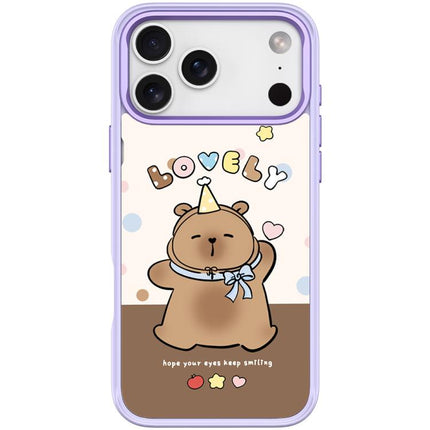 Adorable Little Capybara Pattern Magnetic Phone Case, For iPhone 17 Pro Max, For iPhone 17 Pro, For iPhone 17, For iPhone Air