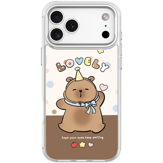 Adorable Little Capybara Pattern Magnetic Phone Case, For iPhone 17 Pro Max, For iPhone 17 Pro, For iPhone 17, For iPhone Air