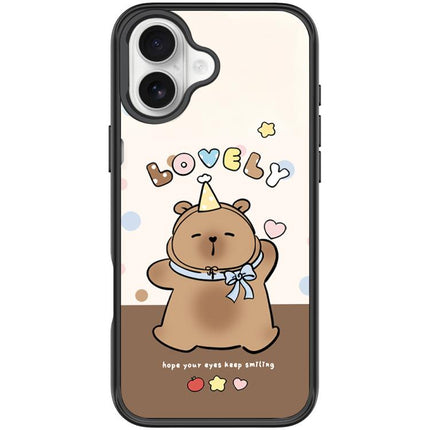 Adorable Little Capybara Pattern Magnetic Phone Case, For iPhone 17 Pro Max, For iPhone 17 Pro, For iPhone 17, For iPhone Air