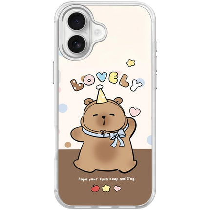 Adorable Little Capybara Pattern Magnetic Phone Case, For iPhone 17 Pro Max, For iPhone 17 Pro, For iPhone 17, For iPhone Air
