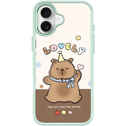 Adorable Little Capybara Pattern Magnetic Phone Case, For iPhone 17 Pro Max, For iPhone 17 Pro, For iPhone 17, For iPhone Air