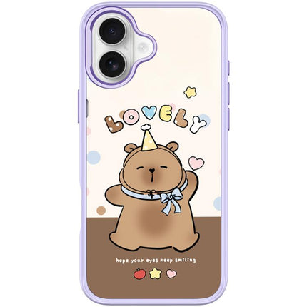 Adorable Little Capybara Pattern Magnetic Phone Case, For iPhone 17 Pro Max, For iPhone 17 Pro, For iPhone 17, For iPhone Air