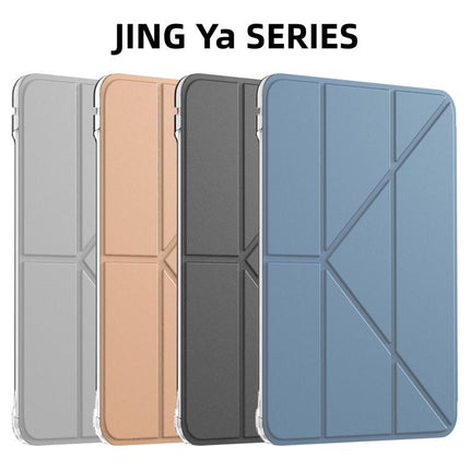 Mutural JingYa Series Y-shaped Multi-fold Vegan Leather Tablet Case, For iPad 2025 / 2022, For iPad Air 13 2026 / 2025 / 2024, For iPad Air 11 2026 / 2025 / 2024, For iPad Pro 13 2025 / 2024, For iPad Pro 11 2025 / 2024, For iPad Pro 11 2022 / 2021 / 2020