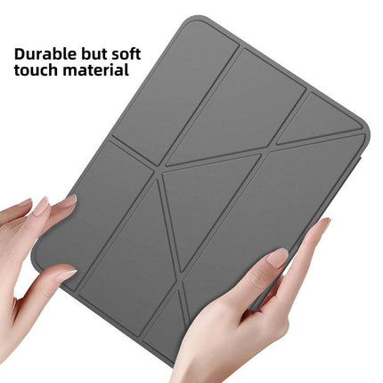 Mutural JingYa Series Y-shaped Multi-fold Vegan Leather Tablet Case, For iPad 2025 / 2022, For iPad Air 13 2026 / 2025 / 2024, For iPad Air 11 2026 / 2025 / 2024, For iPad Pro 13 2025 / 2024, For iPad Pro 11 2025 / 2024, For iPad Pro 11 2022 / 2021 / 2020