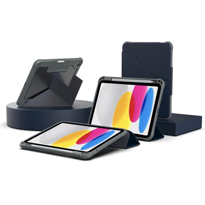 Mutural LiShi Series Y-shaped Multi-fold Vegan Leather Tablet Case, For iPad 2025 / 2022, For iPad Air 11 2026 / 2025 / 2024