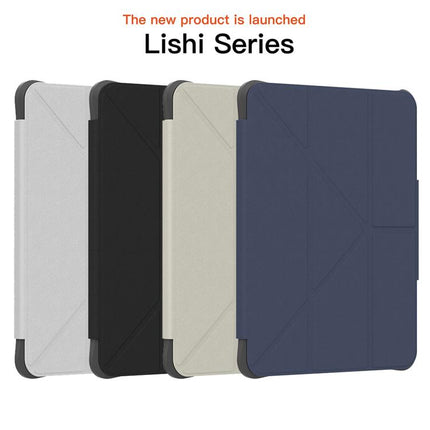Mutural LiShi Series Y-shaped Multi-fold Vegan Leather Tablet Case, For iPad 2025 / 2022, For iPad Air 11 2026 / 2025 / 2024