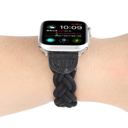 Elastic Woven Watchband For Apple Watch Series 6 & SE & 5 & 4 44mm / 3 & 2 & 1 42mm, 150mm