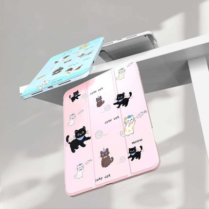 Mutural XingYi Series Tri-fold Vegan Leather Tablet Case, For iPad Air 13 2026 / 2025 / 2024, For iPad Air 11 2026 / 2025 / 2024, For iPad Pro 13 2025 / 2024