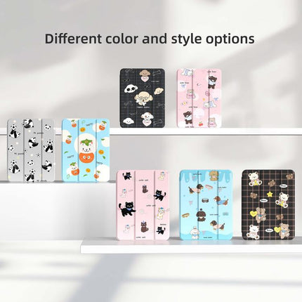 Mutural XingYi Series Tri-fold Vegan Leather Tablet Case, For iPad Air 13 2026 / 2025 / 2024, For iPad Air 11 2026 / 2025 / 2024, For iPad Pro 13 2025 / 2024