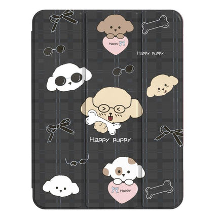 Mutural XingYi Series Tri-fold Vegan Leather Tablet Case, For iPad Air 13 2026 / 2025 / 2024, For iPad Air 11 2026 / 2025 / 2024, For iPad Pro 13 2025 / 2024