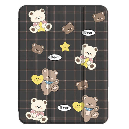 Mutural XingYi Series Tri-fold Vegan Leather Tablet Case, For iPad Air 13 2026 / 2025 / 2024, For iPad Air 11 2026 / 2025 / 2024, For iPad Pro 13 2025 / 2024