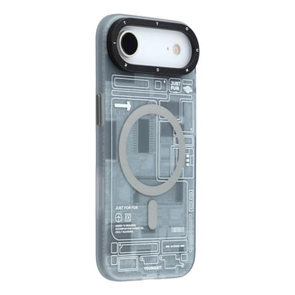 YOUNGKIT Technology Series IMD Hard PC Magnetic Phone Case, For iPhone 17 Pro Max, For iPhone 17 Pro, For iPhone 17, For iPhone Air