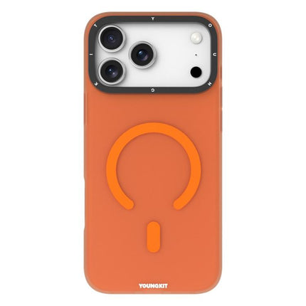 YOUNGKIT Matte PET TPU Magnetic Phone Case, For iPhone 17 Pro Max, For iPhone 17 Pro